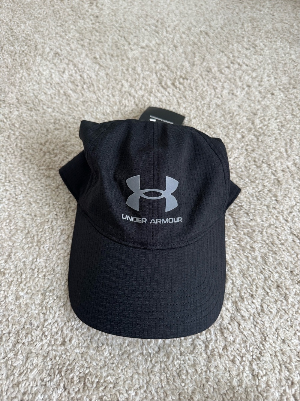 Under Armour Black Cap with Silver Logo